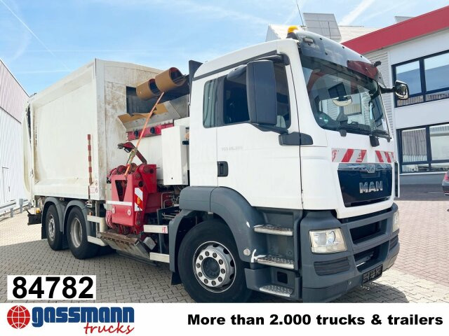MAN TGS 26.320/400 6x2-4 LL, Rechtslenker, Retarder, - משאית אשפה: תמונה 1 MAN TGS 26.320/400 6x2-4 LL, Rechtslenker, Retarder, - משאית אשפה: תמונה 1