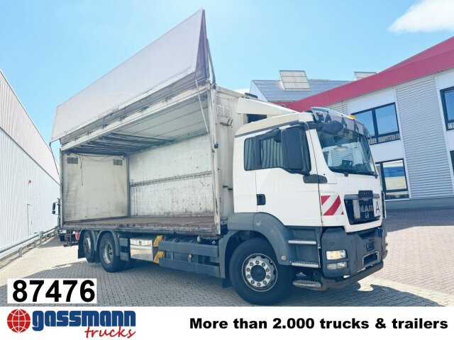 MAN TGS 26.360 6X2-4 BL, Lift-/Lenkachse, - משאית תיבה: תמונה 1 MAN TGS 26.360 6X2-4 BL, Lift-/Lenkachse, - משאית תיבה: תמונה 1
