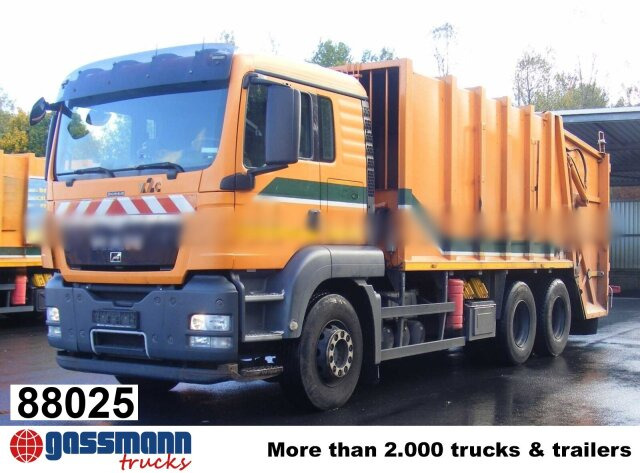 MAN TGS 26.400 6X4 BL, Haller x2c - משאית אשפה: תמונה 1 MAN TGS 26.400 6X4 BL, Haller x2c - משאית אשפה: תמונה 1