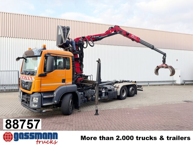 MAN TGS 26.400 6x2-4 BL, Motorabtrieb, - משאית הרמת וו, משאית מנוף: תמונה 1 MAN TGS 26.400 6x2-4 BL, Motorabtrieb, - משאית הרמת וו, משאית מנוף: תמונה 1
