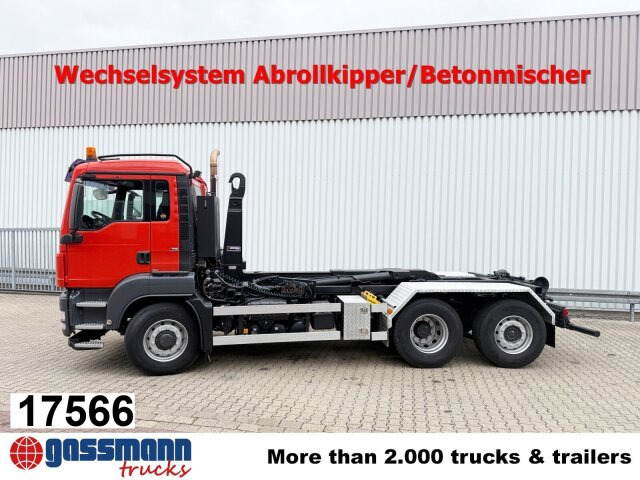 MAN TGS 26.480 6x4H-4 BL, Multilift Abroller - משאית הרמת וו: תמונה 1 MAN TGS 26.480 6x4H-4 BL, Multilift Abroller - משאית הרמת וו: תמונה 1