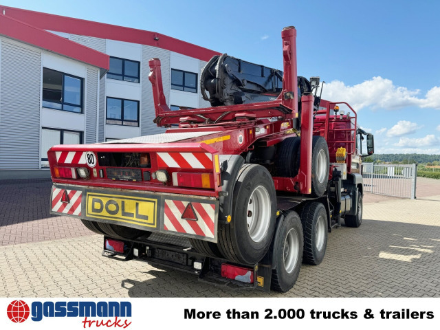 משאית עץ, משאית מנוף MAN TGS 26.540 6X4 BL, Intarder, Kran Epsilon: תמונה 10
