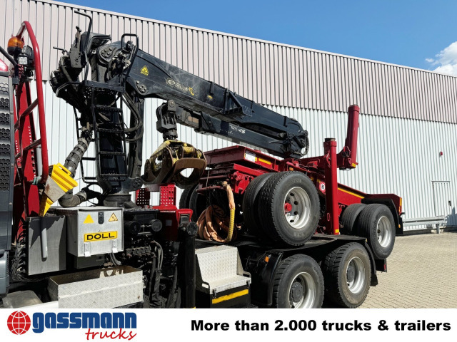 משאית עץ, משאית מנוף MAN TGS 26.540 6X4 BL, Intarder, Kran Epsilon: תמונה 14