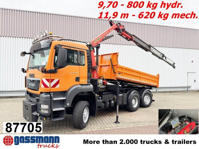 MAN TGS 28.400 6X4-4 BL, Lenk-/Lift, - מזהיר, משאית מנוף: תמונה 1 MAN TGS 28.400 6X4-4 BL, Lenk-/Lift, - מזהיר, משאית מנוף: תמונה 1
