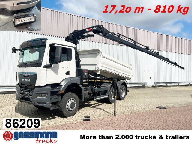 MAN TGS 33.430 6x6 BB CH mit Kran Hiab X-HiDuo 228 - משאית הרמת וו, משאית מנוף: תמונה 1 MAN TGS 33.430 6x6 BB CH mit Kran Hiab X-HiDuo 228 - משאית הרמת וו, משאית מנוף: תמונה 1