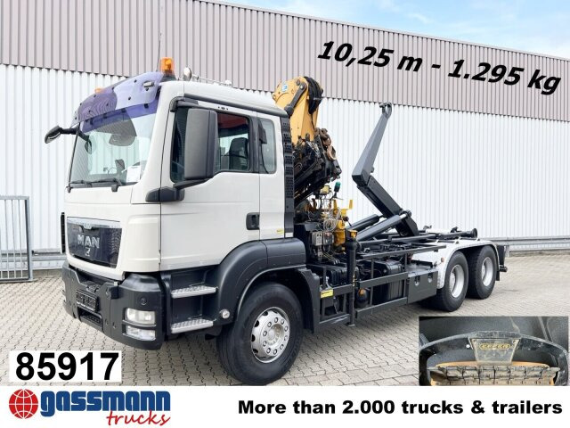 MAN TGS 33.440 6X4 BL mit Kran Effer 165-3S, Funk - משאית הרמת וו, משאית מנוף: תמונה 1 MAN TGS 33.440 6X4 BL mit Kran Effer 165-3S, Funk - משאית הרמת וו, משאית מנוף: תמונה 1