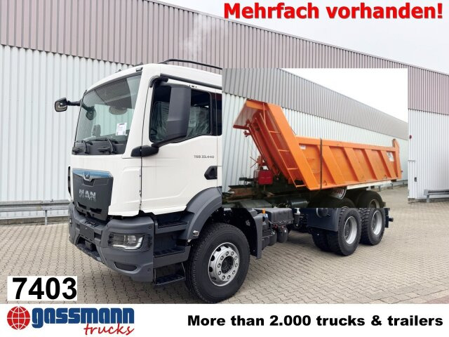 MAN TGS 33.440 BB 6x4, Stahlmulde 12-16m³ - מסיר פסולת: תמונה 1 MAN TGS 33.440 BB 6x4, Stahlmulde 12-16m³ - מסיר פסולת: תמונה 1