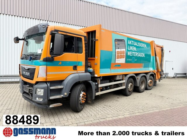 MAN TGS 35.360 8x2-6 BL, 2x Lenkachse, Zöller - משאית אשפה: תמונה 1 MAN TGS 35.360 8x2-6 BL, 2x Lenkachse, Zöller - משאית אשפה: תמונה 1