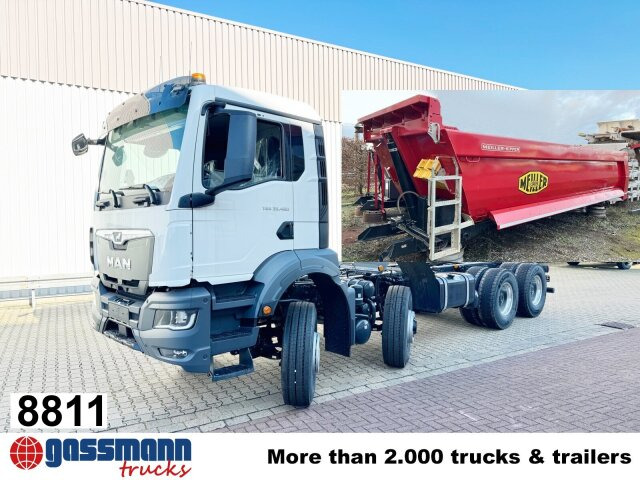 MAN TGS 35.480 8x6H BL CH, HydroDrive, Navi, Meiller - מסיר פסולת: תמונה 1 MAN TGS 35.480 8x6H BL CH, HydroDrive, Navi, Meiller - מסיר פסולת: תמונה 1
