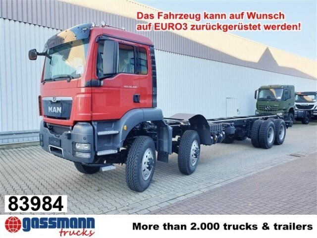MAN TGS 41.480 8X6 BB - משאית עם שלדת תא: תמונה 1 MAN TGS 41.480 8X6 BB - משאית עם שלדת תא: תמונה 1