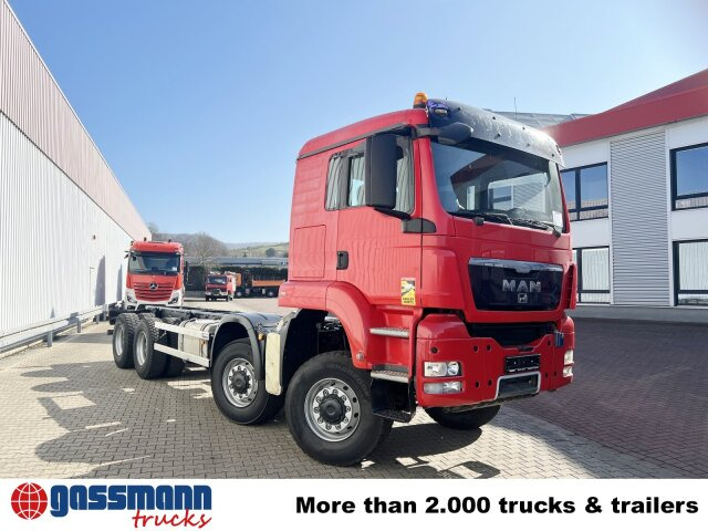 משאית הרמת וו MAN TGS 41.480 8X8 BB, Motorabtrieb: תמונה 9