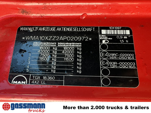 MAN TGX 18.360 4X2 LL, Fahrschule - מוביל מכולות/ משאית החלפת גוף: תמונה 3 MAN TGX 18.360 4X2 LL, Fahrschule - מוביל מכולות/ משאית החלפת גוף: תמונה 3