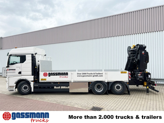 MAN TGX 26.510 6x2-4 LL, Kran Hiab X-HiPro 548 E-8, - משאית צד נופל/ שטוחה, משאית מנוף: תמונה 2 MAN TGX 26.510 6x2-4 LL, Kran Hiab X-HiPro 548 E-8, - משאית צד נופל/ שטוחה, משאית מנוף: תמונה 2