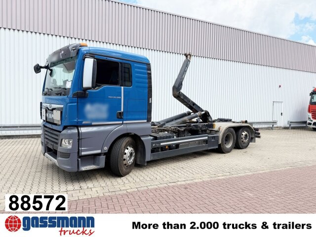 MAN TGX 26.580 6x2-4 BL, Intarder, Lenk-/Liftachse, - משאית הרמת וו: תמונה 1 MAN TGX 26.580 6x2-4 BL, Intarder, Lenk-/Liftachse, - משאית הרמת וו: תמונה 1