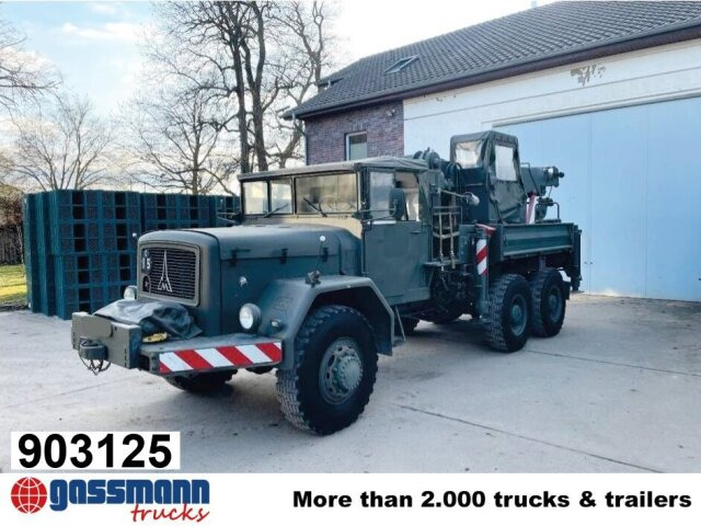 Magirus Deutz Jupiter 178D15A 6X6, Bundeswehr-Kran,Wilhag - מטאטא כבישים: תמונה 1 Magirus Deutz Jupiter 178D15A 6X6, Bundeswehr-Kran,Wilhag - מטאטא כבישים: תמונה 1