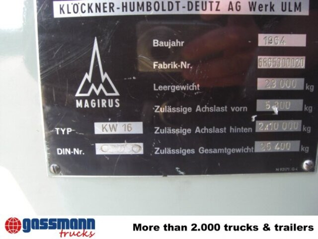 Magirus Deutz MAGIRUS URANUS 250D22 KW 16 Feuerwehr Kranwagen - משאית אש, משאית מנוף: תמונה 4 Magirus Deutz MAGIRUS URANUS 250D22 KW 16 Feuerwehr Kranwagen - משאית אש, משאית מנוף: תמונה 4