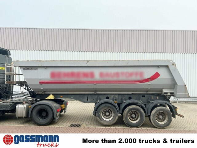 Meiller MHPS 12/27, Stahlmulde ca. 26m³, Liftachse - סמיטריילר עם מזהיר: תמונה 4 Meiller MHPS 12/27, Stahlmulde ca. 26m³, Liftachse - סמיטריילר עם מזהיר: תמונה 4