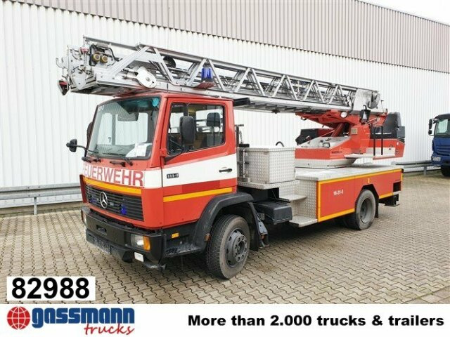 Mercedes-Benz 1114 4x2 DLK 18-12 CC Drehleiter, 24 Meter - משאית אש: תמונה 1 Mercedes-Benz 1114 4x2 DLK 18-12 CC Drehleiter, 24 Meter - משאית אש: תמונה 1