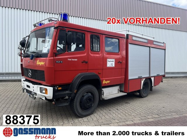 Mercedes-Benz 1124 AF 4x4 Doka, TLF 16/25, 2800l - אמבולנס: תמונה 1 Mercedes-Benz 1124 AF 4x4 Doka, TLF 16/25, 2800l - אמבולנס: תמונה 1