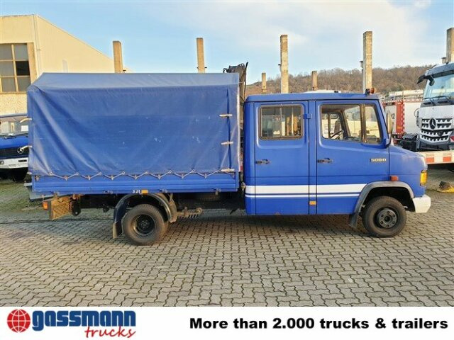 משאית צד נופל/ שטוחה Mercedes-Benz 508 D 4x2 Doka, EX-THW: תמונה 13