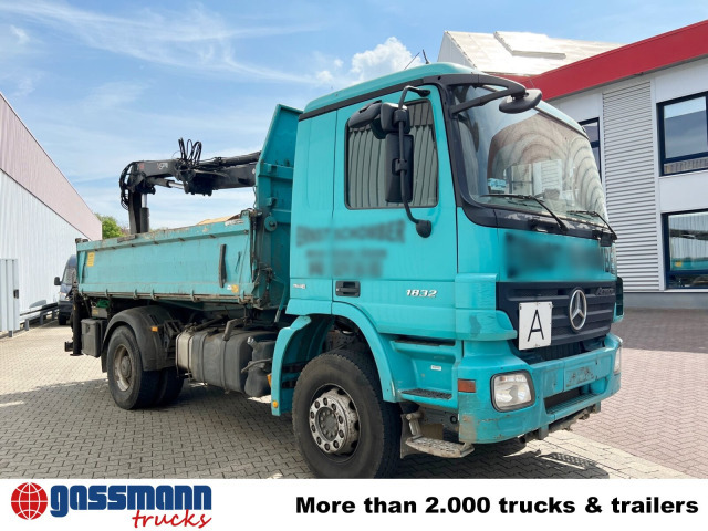 מזהיר, משאית מנוף Mercedes-Benz Actros 1832 K 4x2 mit Heckkran Hiab XS 099ES-2: תמונה 9