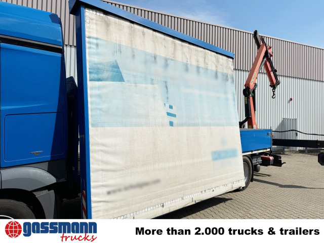 Mercedes-Benz Actros 1836 L 4x2, Glastransporter, Heckkran - משאית צד נופל/ שטוחה, משאית מנוף: תמונה 4 Mercedes-Benz Actros 1836 L 4x2, Glastransporter, Heckkran - משאית צד נופל/ שטוחה, משאית מנוף: תמונה 4