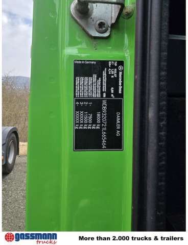 Mercedes-Benz Actros 2032 LA 4x4, Faun Variopress 310 ca. - משאית אשפה: תמונה 5 Mercedes-Benz Actros 2032 LA 4x4, Faun Variopress 310 ca. - משאית אשפה: תמונה 5