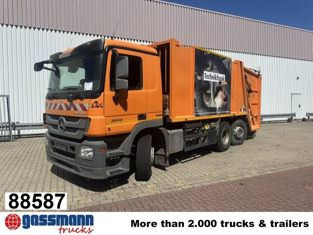 Mercedes-Benz Actros 2532/41 L 6x2, EEV, Lenkachse, Haller X2C - משאית אשפה: תמונה 1 Mercedes-Benz Actros 2532/41 L 6x2, EEV, Lenkachse, Haller X2C - משאית אשפה: תמונה 1
