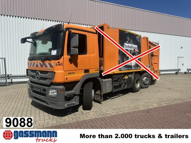 Mercedes-Benz Actros 2532/41 L 6x2, EEV, Lenkachse - משאית עם שלדת תא: תמונה 1 Mercedes-Benz Actros 2532/41 L 6x2, EEV, Lenkachse - משאית עם שלדת תא: תמונה 1