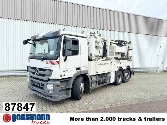 Mercedes-Benz Actros 2536 L 6x2, Müller Saug- und Spülwagen - מטאטא כבישים: תמונה 1 Mercedes-Benz Actros 2536 L 6x2, Müller Saug- und Spülwagen - מטאטא כבישים: תמונה 1