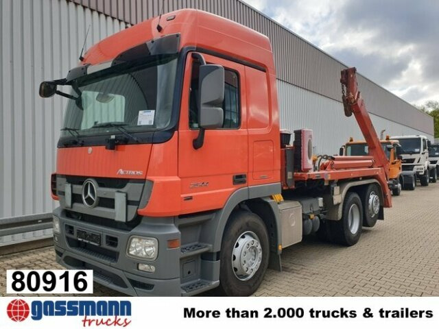 Mercedes-Benz Actros 2544 L 6x2, ADR, Retarder, Lenkachse - משאית דילוג העמסה: תמונה 1 Mercedes-Benz Actros 2544 L 6x2, ADR, Retarder, Lenkachse - משאית דילוג העמסה: תמונה 1