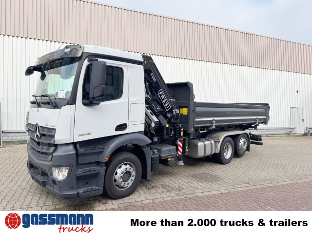 חָדָשׁ מזהיר, משאית מנוף Mercedes-Benz Actros 2545 L 6x2, 2x Bordmatik, Kran Fassi: תמונה 8