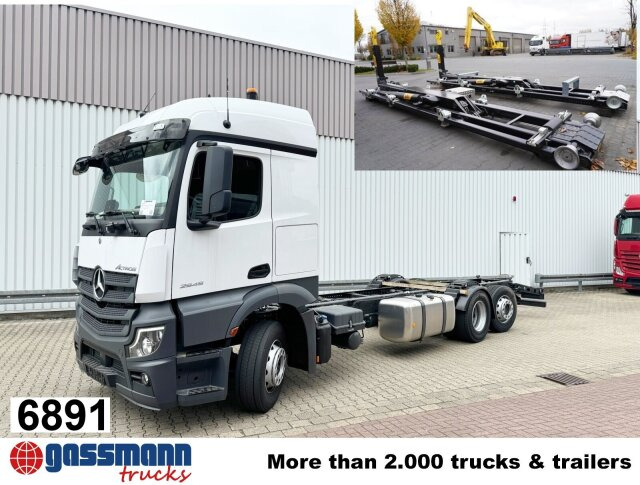 Mercedes-Benz Actros 2545 L 6x2, Lenk-/Liftachse, StreamSpace, - משאית הרמת וו: תמונה 1 Mercedes-Benz Actros 2545 L 6x2, Lenk-/Liftachse, StreamSpace, - משאית הרמת וו: תמונה 1