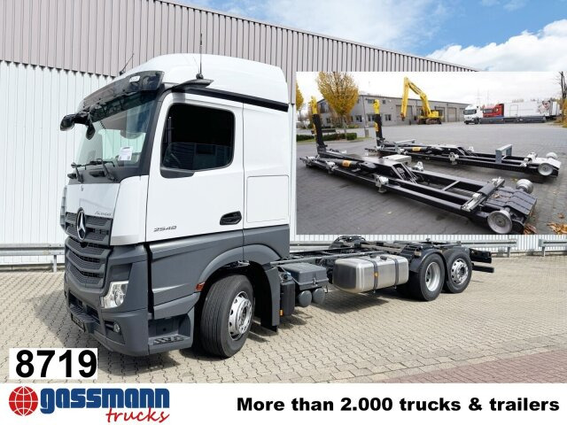 Mercedes-Benz Actros 2548 L 6x2, Retarder, Lenk-/Liftachse, - משאית הרמת וו: תמונה 1 Mercedes-Benz Actros 2548 L 6x2, Retarder, Lenk-/Liftachse, - משאית הרמת וו: תמונה 1