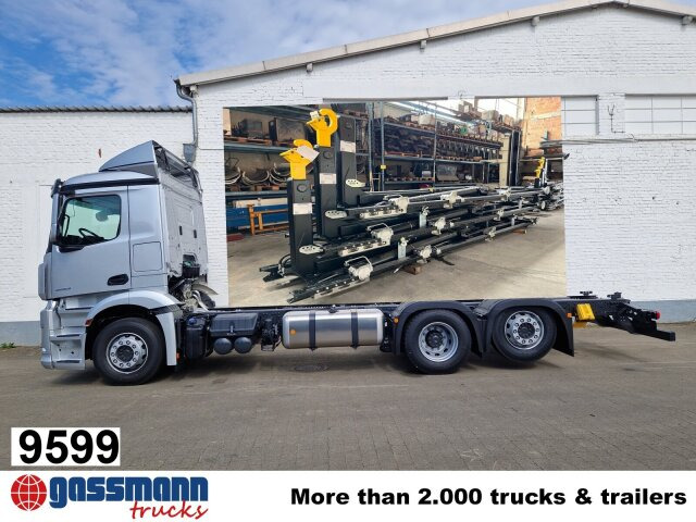 Mercedes-Benz Actros 2553 LL 6x2/46, Retarder, Liftachse, - משאית הרמת וו: תמונה 1 Mercedes-Benz Actros 2553 LL 6x2/46, Retarder, Liftachse, - משאית הרמת וו: תמונה 1