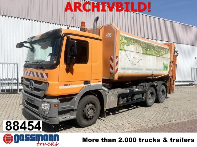 Mercedes-Benz Actros 2641/48 L 6x4, Seilabroller, Haller - משאית אשפה: תמונה 1 Mercedes-Benz Actros 2641/48 L 6x4, Seilabroller, Haller - משאית אשפה: תמונה 1