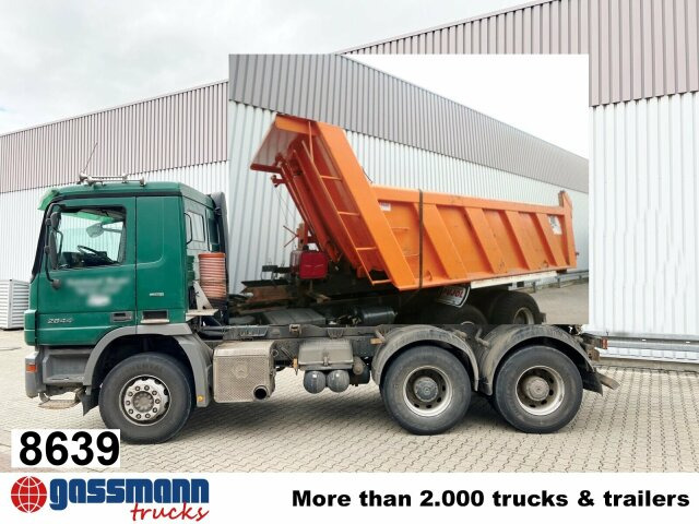 Mercedes-Benz Actros 2644/48 K 6x4, Stahlmulde ca. 14m³ - משאית עם שלדת תא: תמונה 1 Mercedes-Benz Actros 2644/48 K 6x4, Stahlmulde ca. 14m³ - משאית עם שלדת תא: תמונה 1