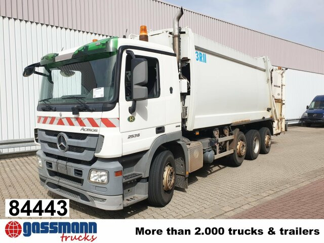 Mercedes-Benz Actros 3236 L 8x2/6, 2x Lenkachse, Schörling - משאית אשפה: תמונה 1 Mercedes-Benz Actros 3236 L 8x2/6, 2x Lenkachse, Schörling - משאית אשפה: תמונה 1
