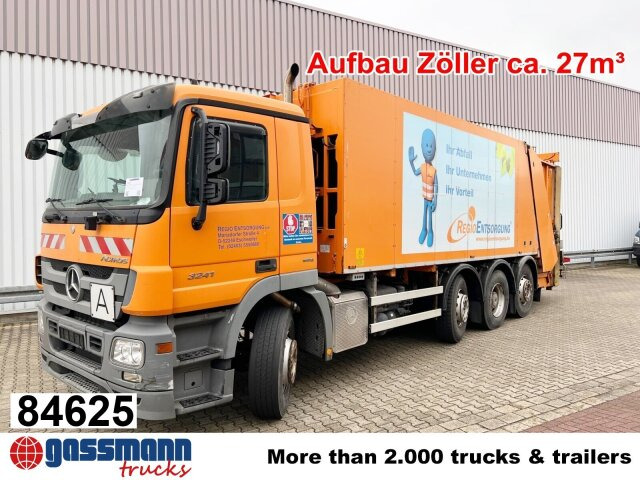 Mercedes-Benz Actros 3241 L 8x2/6, 2x Lenkachse, Zöller - משאית אשפה: תמונה 1 Mercedes-Benz Actros 3241 L 8x2/6, 2x Lenkachse, Zöller - משאית אשפה: תמונה 1
