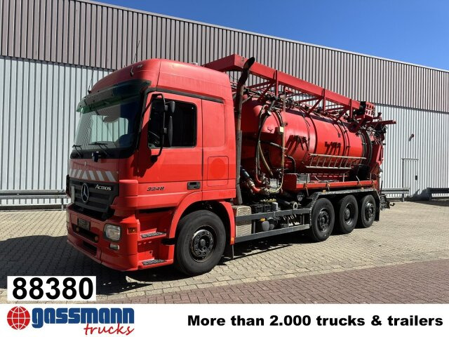 Mercedes-Benz Actros 3246 L 8x2, Hellmers Saug- und Spülwagen - מטאטא כבישים: תמונה 1 Mercedes-Benz Actros 3246 L 8x2, Hellmers Saug- und Spülwagen - מטאטא כבישים: תמונה 1