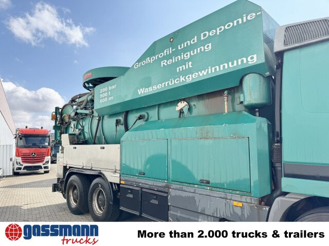 מטאטא כבישים Mercedes-Benz Actros 3348 6x4, V8, Kroll Saug-/Spülwagen ca.: תמונה 10
