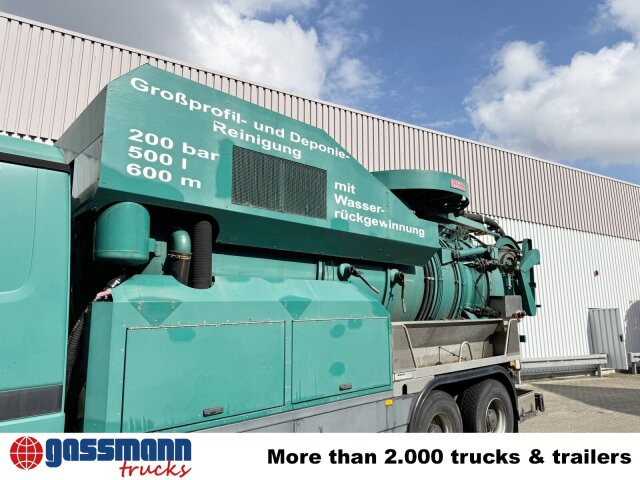 מטאטא כבישים Mercedes-Benz Actros 3348 6x4, V8, Kroll Saug-/Spülwagen ca.: תמונה 6
