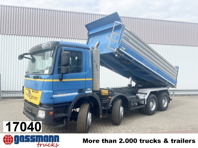 Mercedes-Benz Actros MP 3, 3241/8x4, Alukipper Bordmatik, - מזהיר: תמונה 1 Mercedes-Benz Actros MP 3, 3241/8x4, Alukipper Bordmatik, - מזהיר: תמונה 1