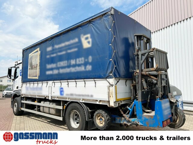 משאית צד נופל/ שטוחה Mercedes-Benz Antos 1840 L 4x2, Aufnahme für Mitnahmestapler: תמונה 14 משאית צד נופל/ שטוחה Mercedes-Benz Antos 1840 L 4x2, Aufnahme für Mitnahmestapler: תמונה 14