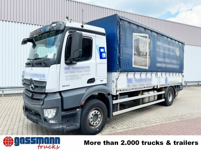 משאית צד נופל/ שטוחה Mercedes-Benz Antos 1840 L 4x2, Aufnahme für Mitnahmestapler: תמונה 8 משאית צד נופל/ שטוחה Mercedes-Benz Antos 1840 L 4x2, Aufnahme für Mitnahmestapler: תמונה 8