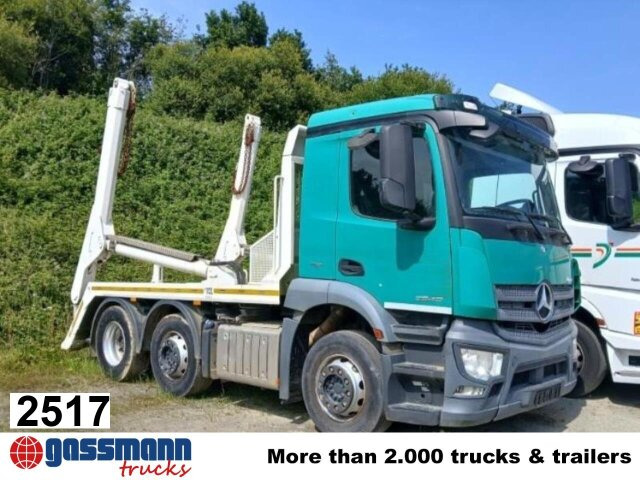Mercedes-Benz Antos 2540 L 6x2, Vorlaufachse lenk-,liftbar - משאית דילוג העמסה: תמונה 1 Mercedes-Benz Antos 2540 L 6x2, Vorlaufachse lenk-,liftbar - משאית דילוג העמסה: תמונה 1