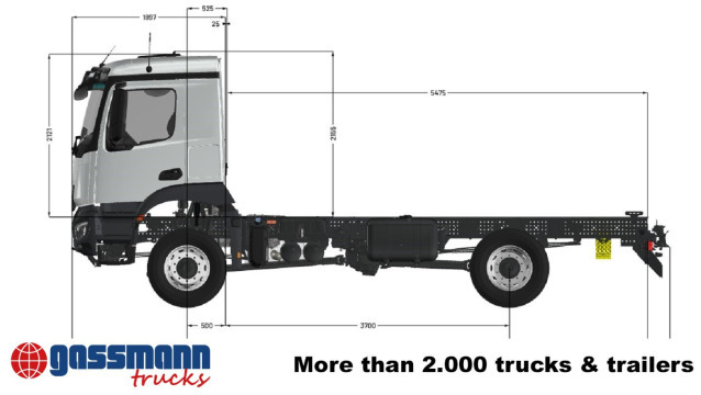 Mercedes-Benz Arocs 1827/30 A 4x4, mehrfach vorhanden! - משאית עם שלדת תא: תמונה 5 Mercedes-Benz Arocs 1827/30 A 4x4, mehrfach vorhanden! - משאית עם שלדת תא: תמונה 5