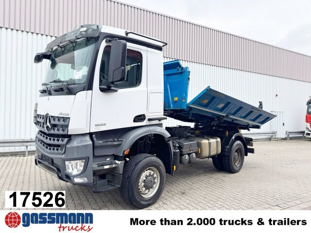 Mercedes-Benz Arocs 1833 AK 4x4, Meiller 3-S-Kipper, Bordmatik - מזהיר: תמונה 1 Mercedes-Benz Arocs 1833 AK 4x4, Meiller 3-S-Kipper, Bordmatik - מזהיר: תמונה 1