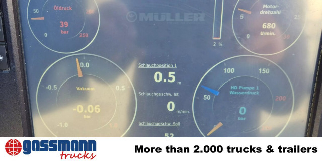 Mercedes-Benz Arocs 1843 L 4x2, Müller Canalmaster ca. 8m³, - מטאטא כבישים: תמונה 2 Mercedes-Benz Arocs 1843 L 4x2, Müller Canalmaster ca. 8m³, - מטאטא כבישים: תמונה 2