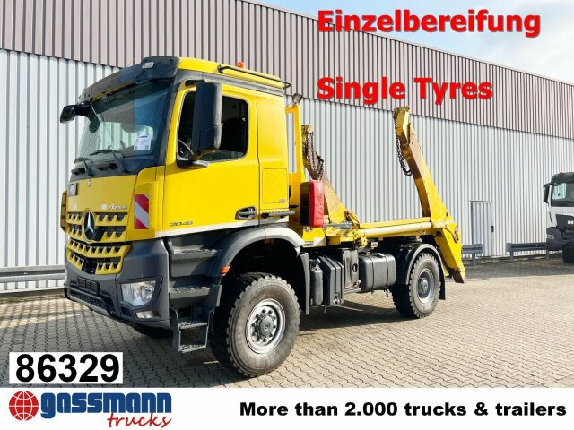 Mercedes-Benz Arocs 2045 AK 4x4, GROUNDER, Funk - משאית דילוג העמסה: תמונה 1 Mercedes-Benz Arocs 2045 AK 4x4, GROUNDER, Funk - משאית דילוג העמסה: תמונה 1